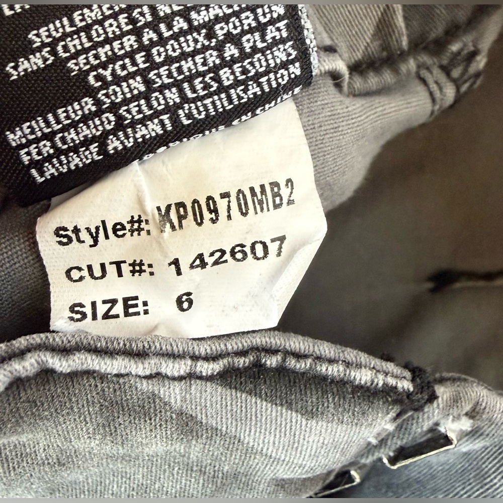 Kut from the Kloth Reese Ankle Zip Camo Jeans Women’s Size 6 Stretch Denim - Picture 8 of 8